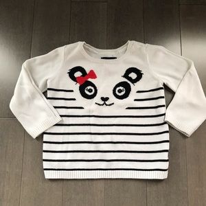 Beautiful teddy bear toddler sweater!